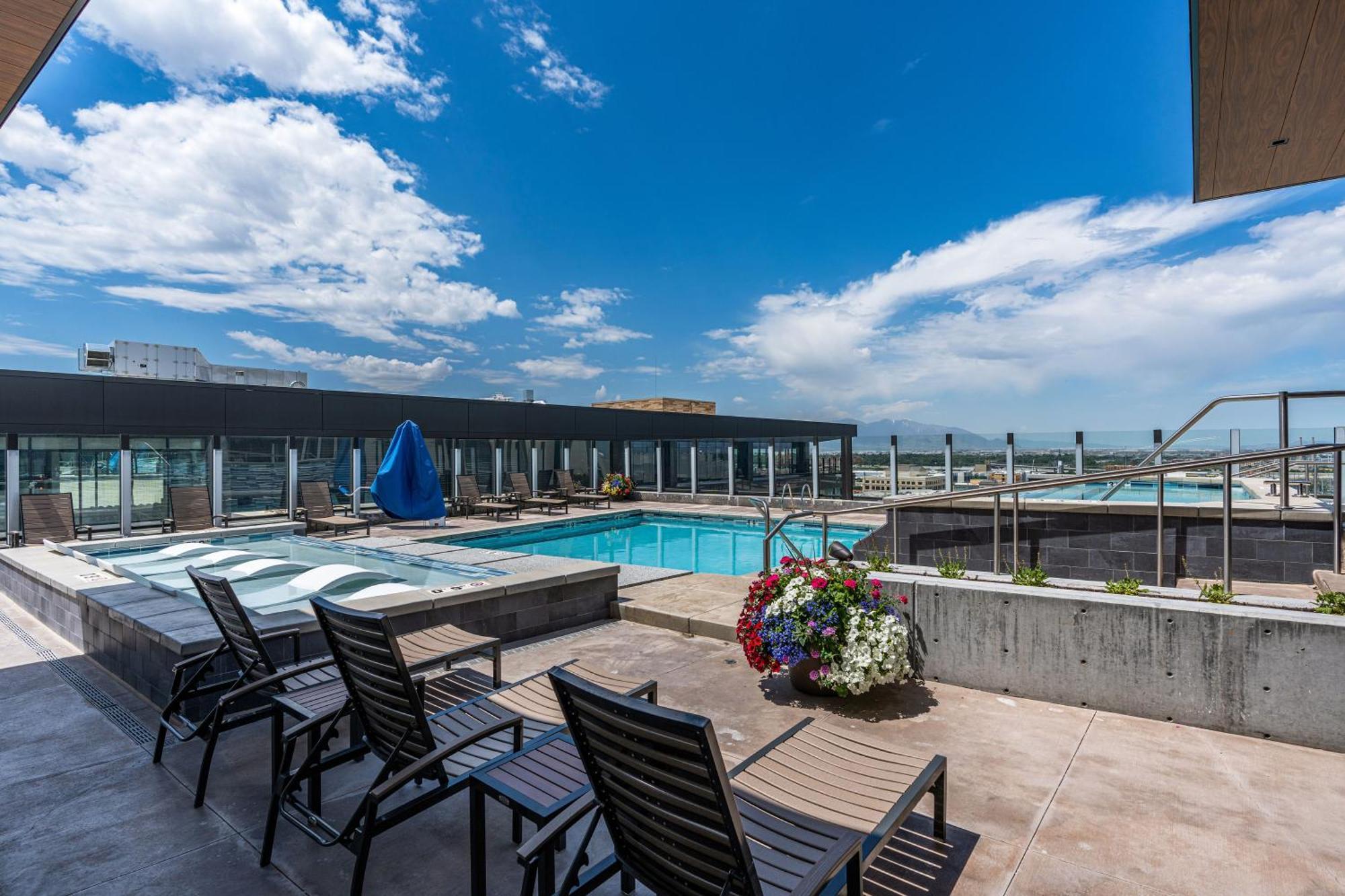 Premium Slc Luxury- Penthouse Views - Top Amenities Apartment Salt Lake City Exterior photo